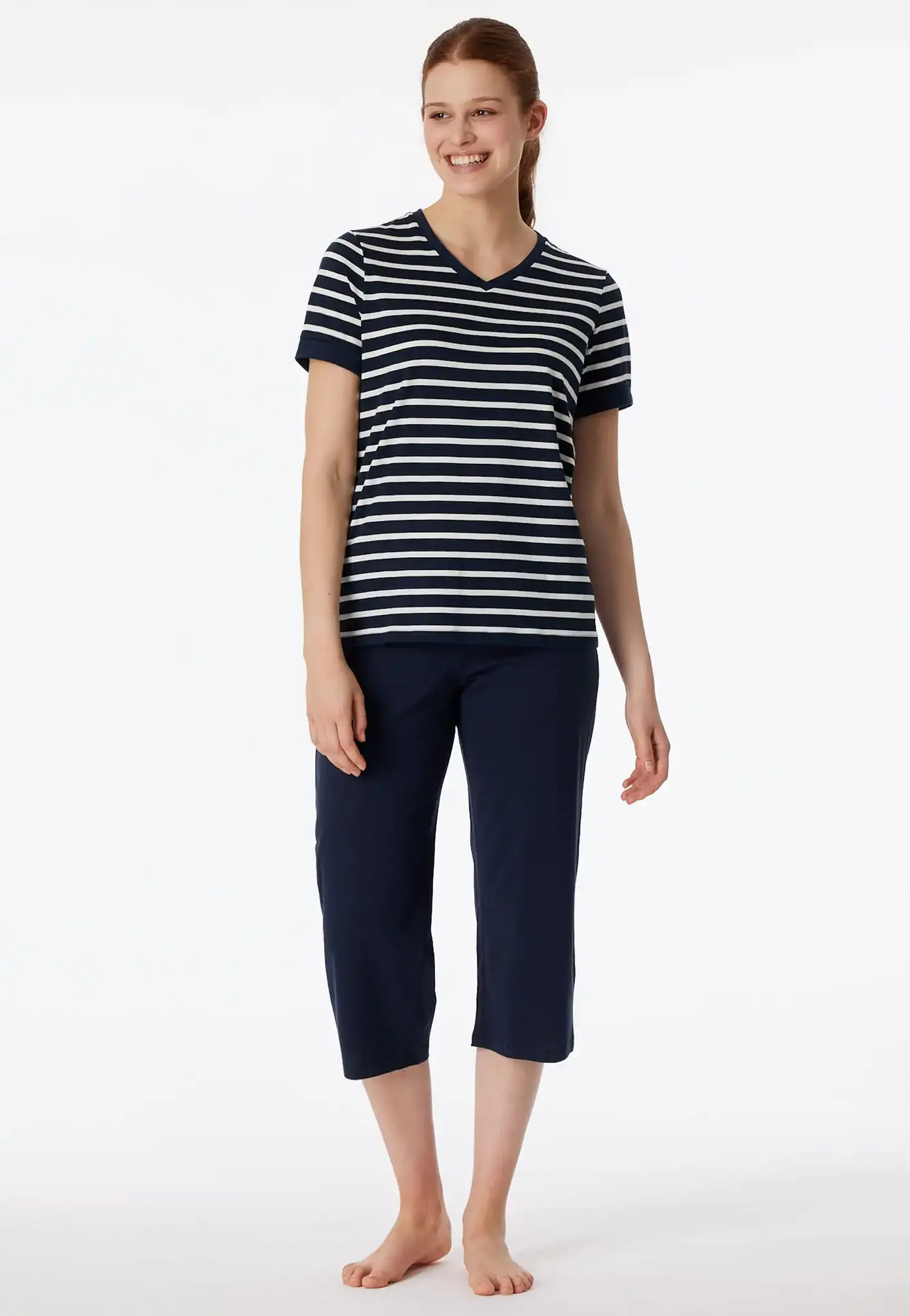 Schiesser dames pyjama korte mouw - Casual Essentials