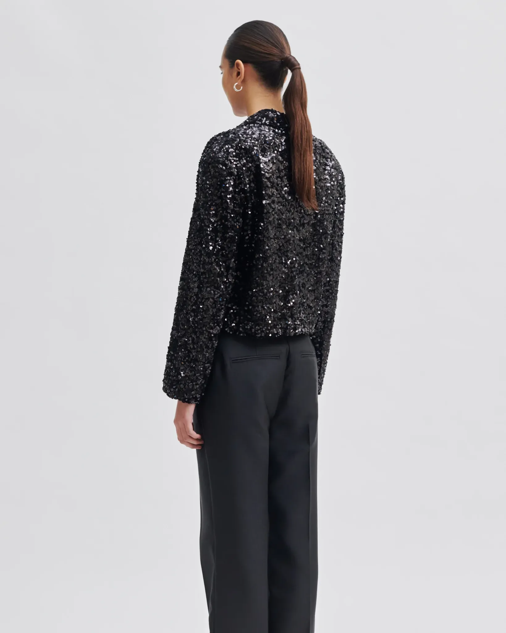 Second Female Second Female Luxurious Crop Blazer Black