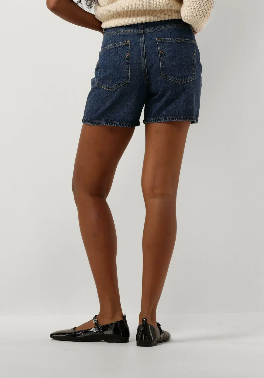 Selected Femme Dames Broeken Slfkrista Hw Mid Blue Denim Blue Dames