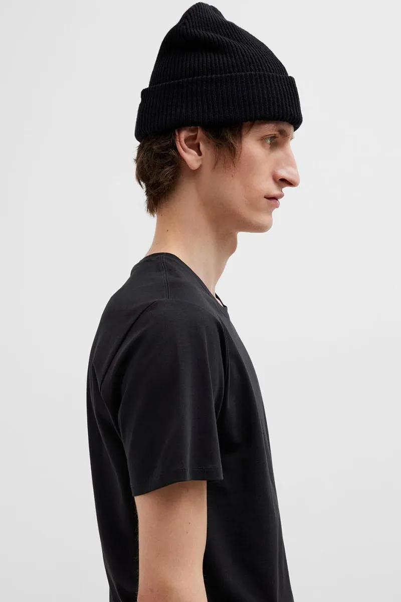   SELECTED  ROLAND BASIC TEE 3PACK BLACK