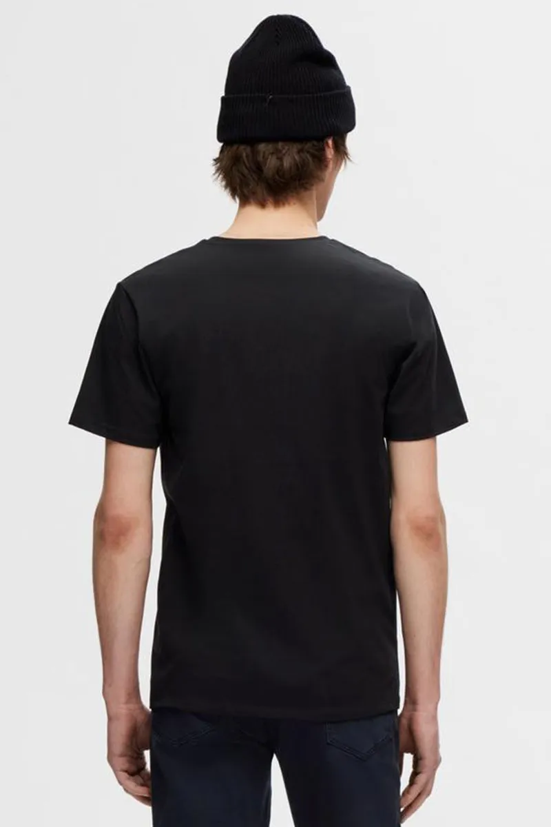   SELECTED  ROLAND BASIC TEE 3PACK BLACK