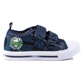 Shelovet jongens sneakers met klittenband marineblauw