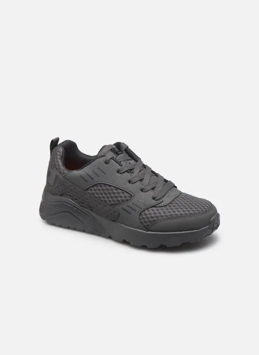      SKECHERS UNO LITE  LACE UP CASUAL SNEAKER  GRIJS   