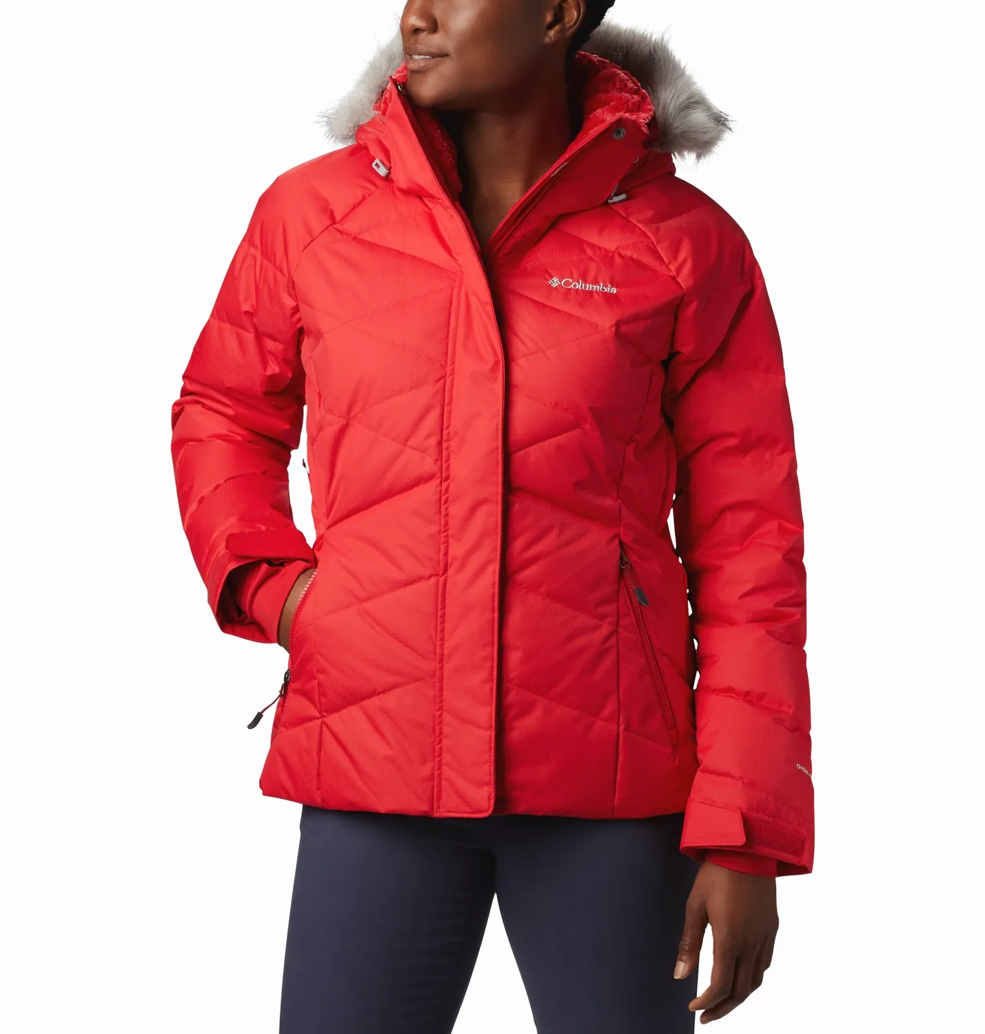 Ski Jas Columbia Women Lay D Down II Red Lily