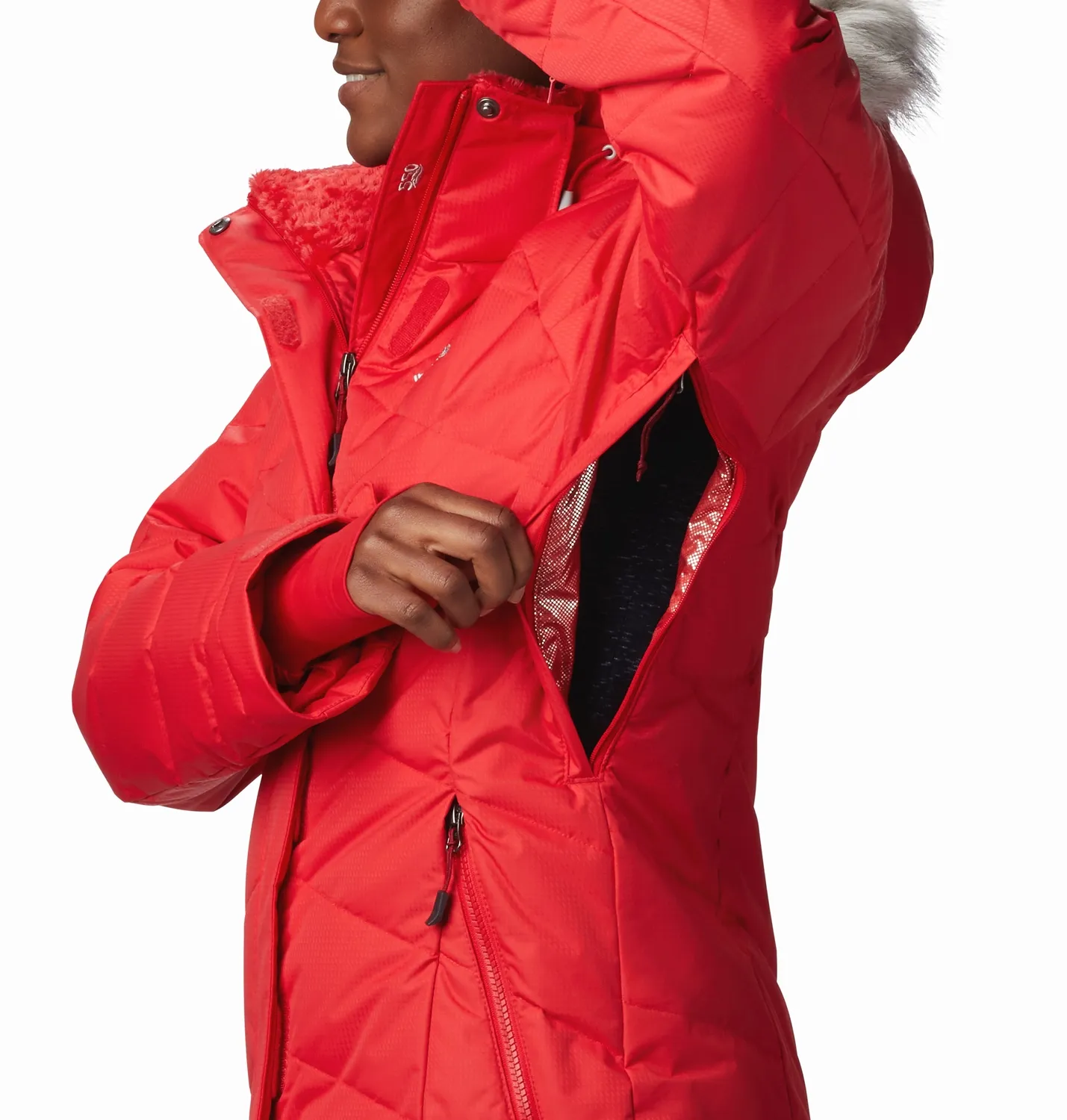 Ski Jas Columbia Women Lay D Down II Red Lily