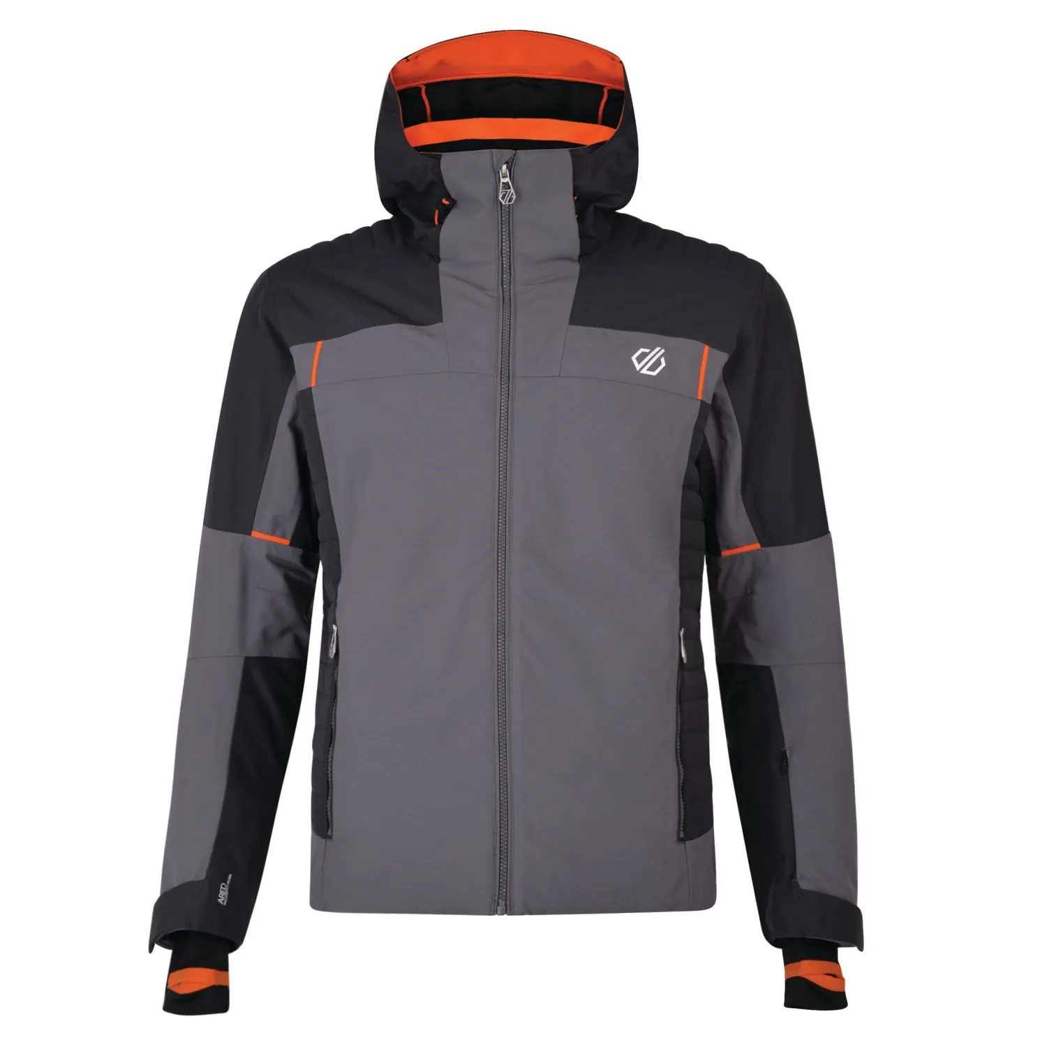 Ski Jas Dare2B Men Glaciate Jacket Aluminium Grey Ebony