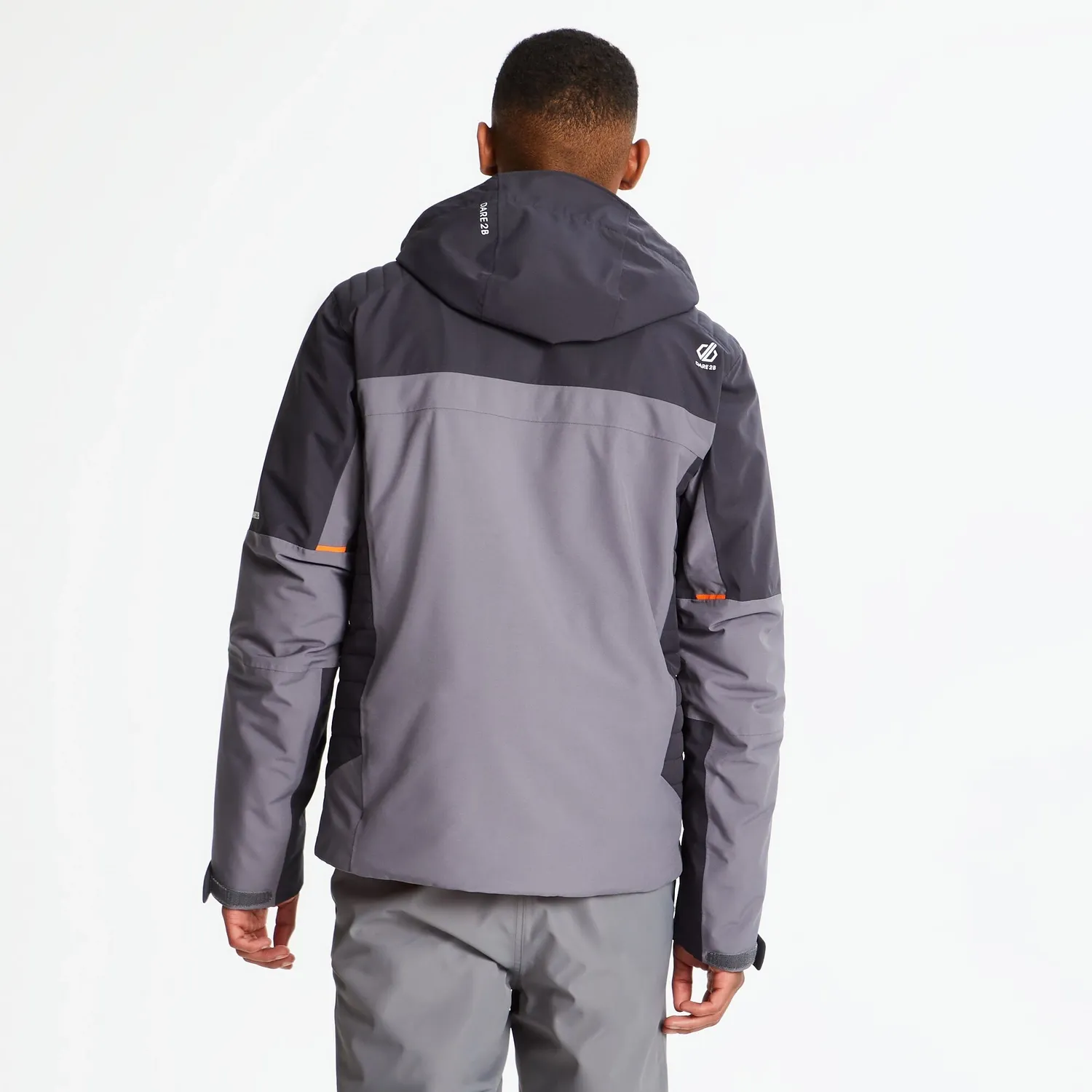 Ski Jas Dare2B Men Glaciate Jacket Aluminium Grey Ebony