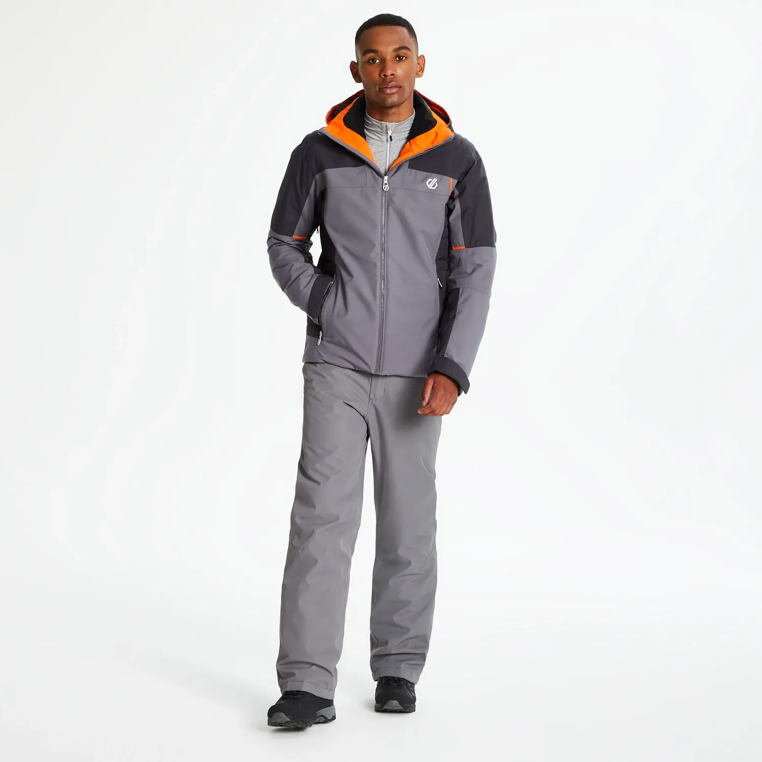 Ski Jas Dare2B Men Glaciate Jacket Aluminium Grey Ebony