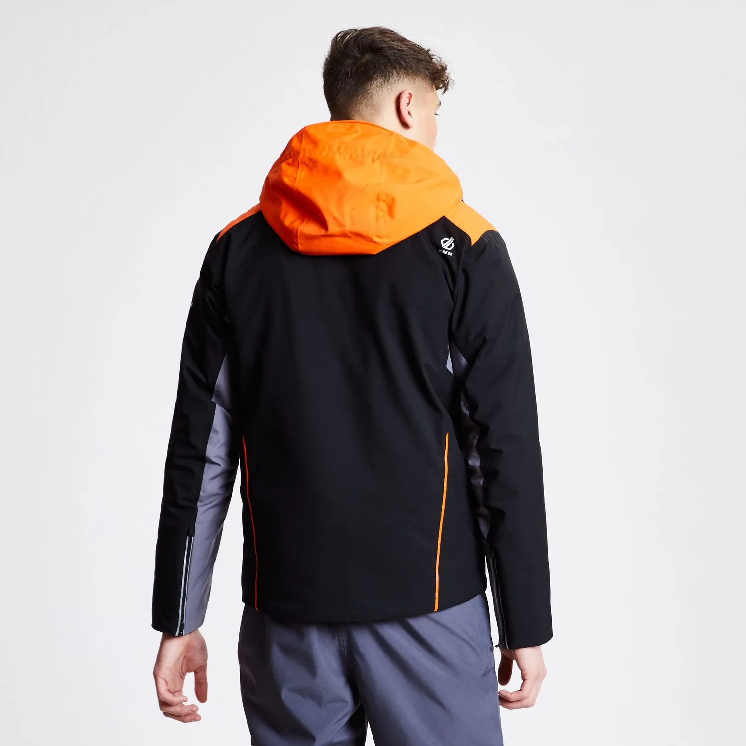 Ski Jas Dare2B Men Inherent Pro Jacket Black Clementine Orange