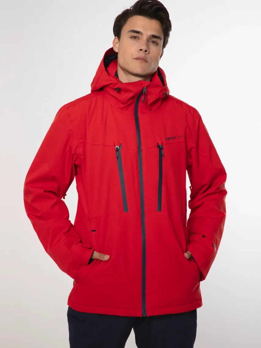 Ski Jas Protest Men Timo 21 Snowjacket Mars Red