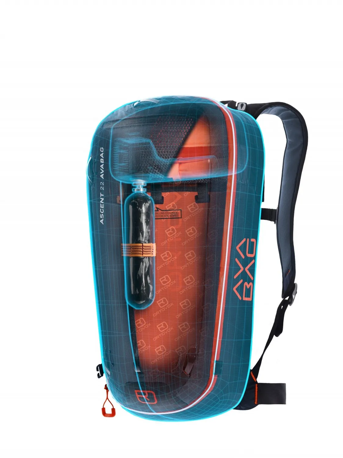 Ski Rugzak Ortovox Free Rider 22 Avabag Yellowstone (Inclusief Airbag)