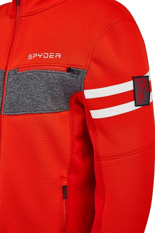 Ski Vest Spyder Men Wengen Encore Full Zip Volcano