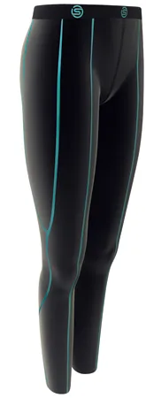 Skins  She Lange Broek Dames Zwart/Blauw
