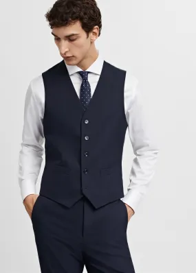 Slim fit gilet