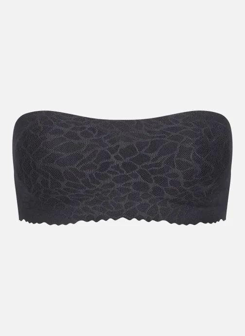      SLOGGI ZERO FEEL LACE 2.0 BANDEAU  ZWART   