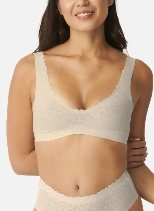      SLOGGI ZERO FEEL LACE 2.0 BRALETTE  WIT   