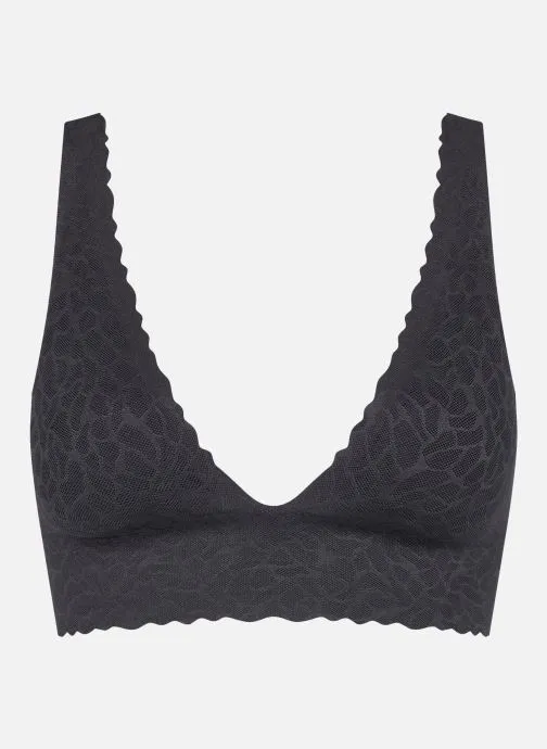      SLOGGI ZERO FEEL LACE 2.0 TOP  ZWART   