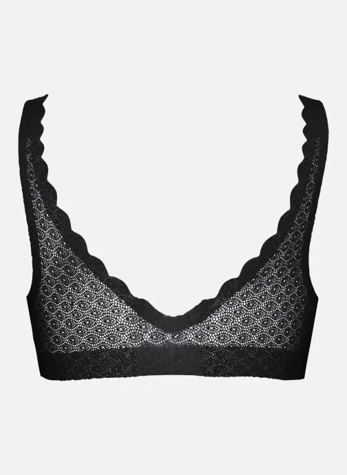      SLOGGI ZERO FEEL LACE BRALETTE  ZWART   