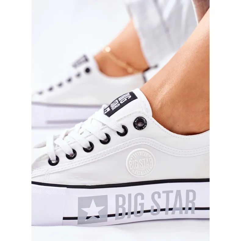 Sneakers On The Big Star II274021 Plateau Wit