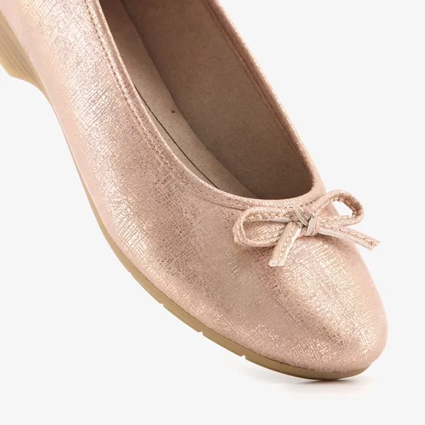 Softline dames ballerina's goud