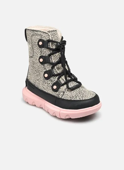      SOREL YOUTH SOREL EXPLORER LACE WATERPROOF  ROZE   