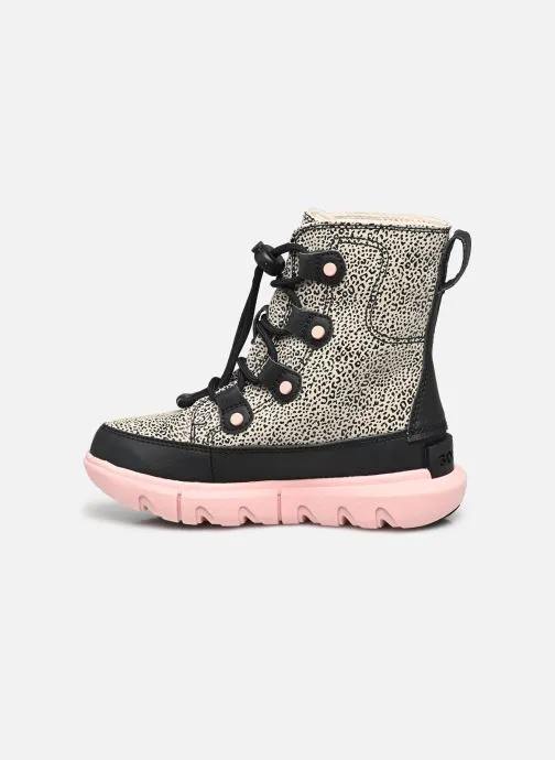      SOREL YOUTH SOREL EXPLORER LACE WATERPROOF  ROZE   