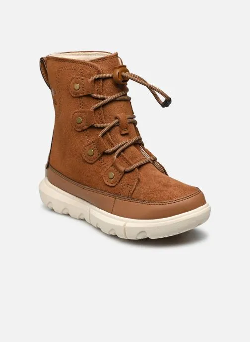      SOREL YOUTH SOREL EXPLORER LACE WP  BRUIN   