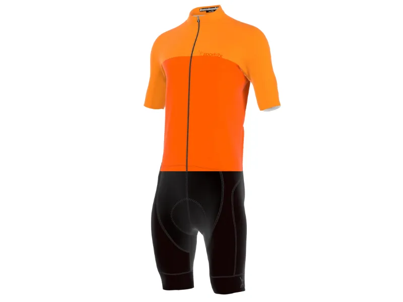 SPORT2X TPRO ICON KLEDINGSET ZOMER DAMES ORANJE