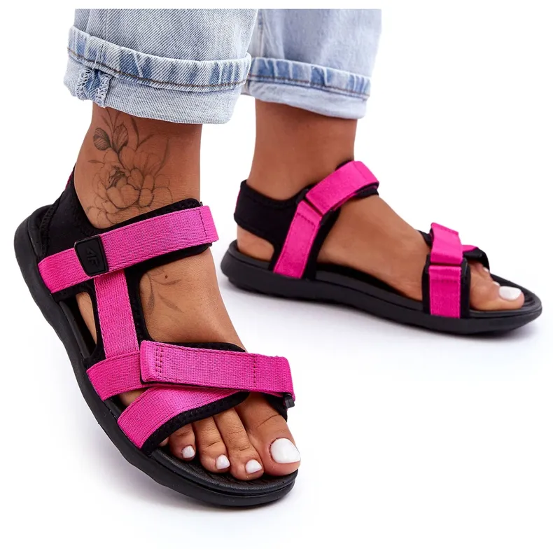 SPORTSANDALEN VOOR DAMES 4F 4FSS23FSANF01455S FUCHSIA ROZE