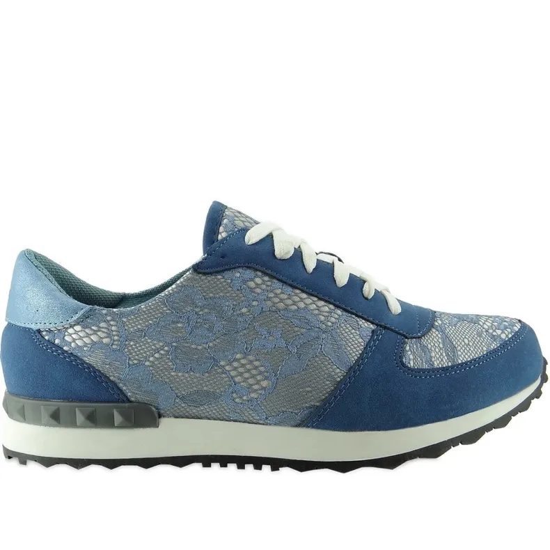 Sportschoenen met veter Y620 Blauw