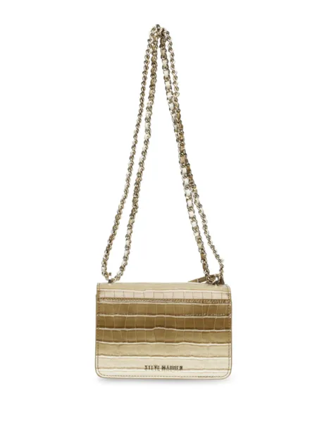 STEVE MADDEN STEVE MADDEN BZOYA CROSSBODY BAG  BEIGE/KHAKI