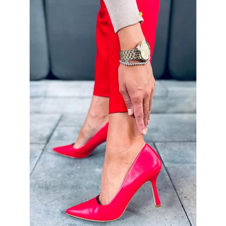 Stiletto's Aurora Red voor dames rood