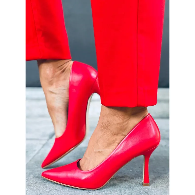 Stiletto's Aurora Red voor dames rood