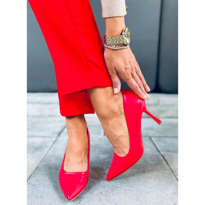 Stiletto's Aurora Red voor dames rood