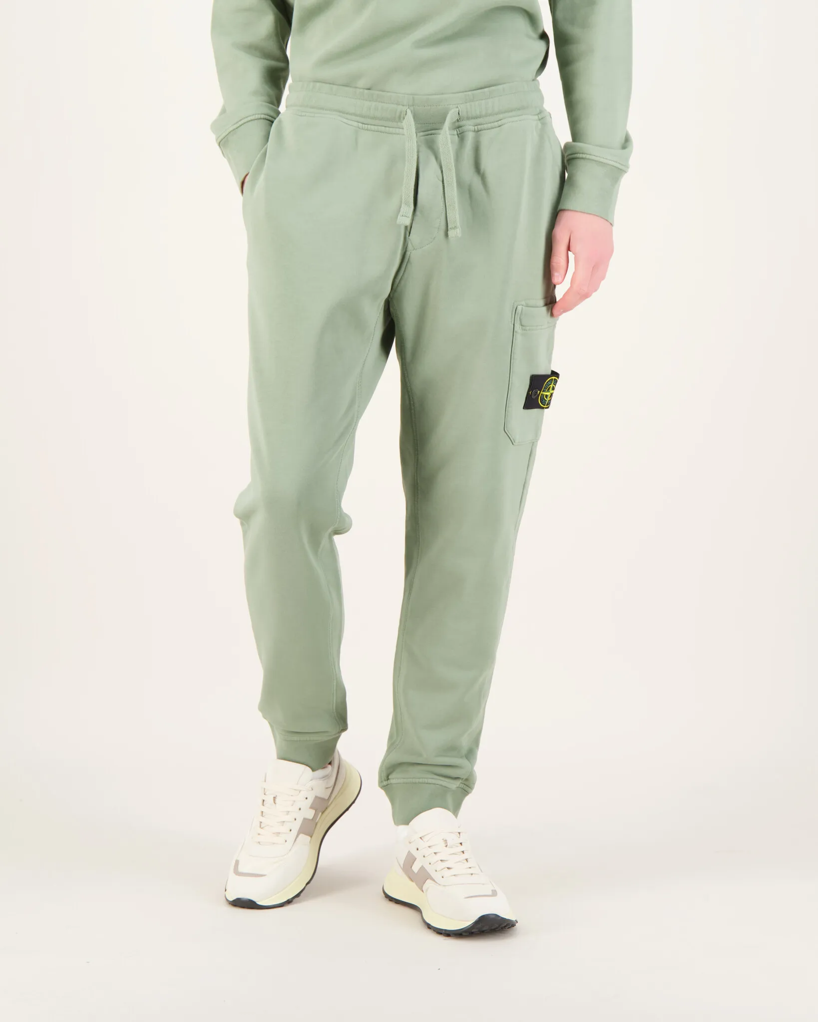 Stone Island 00011 Felpa Fleece Jogging Pants Sage