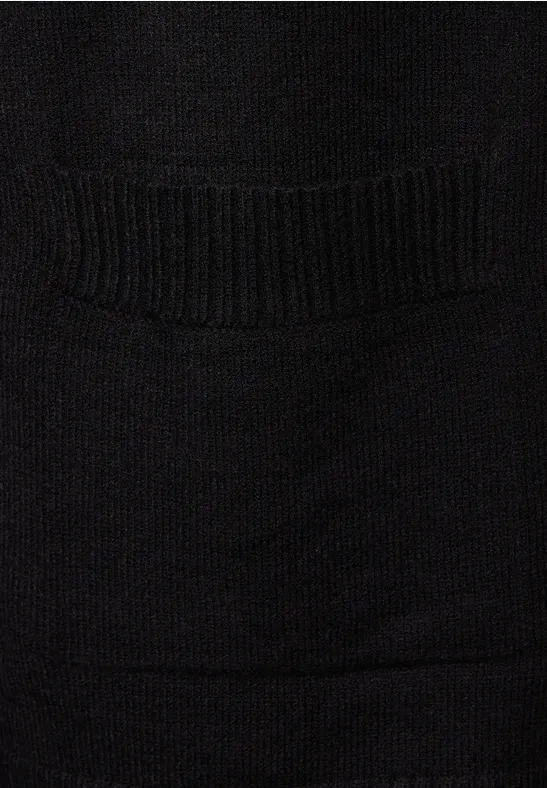 Street One Basic cardigan met zakken