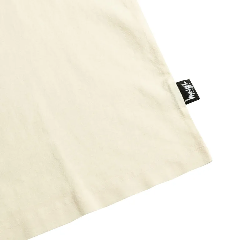 Stussy Pigment Dyed Crew Tee Natural