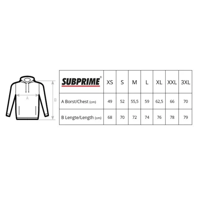 Subprime Hoodie block grey