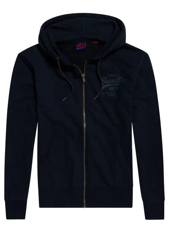 Superdry Vintage Logo Tonal Injection Zip Hoodie
