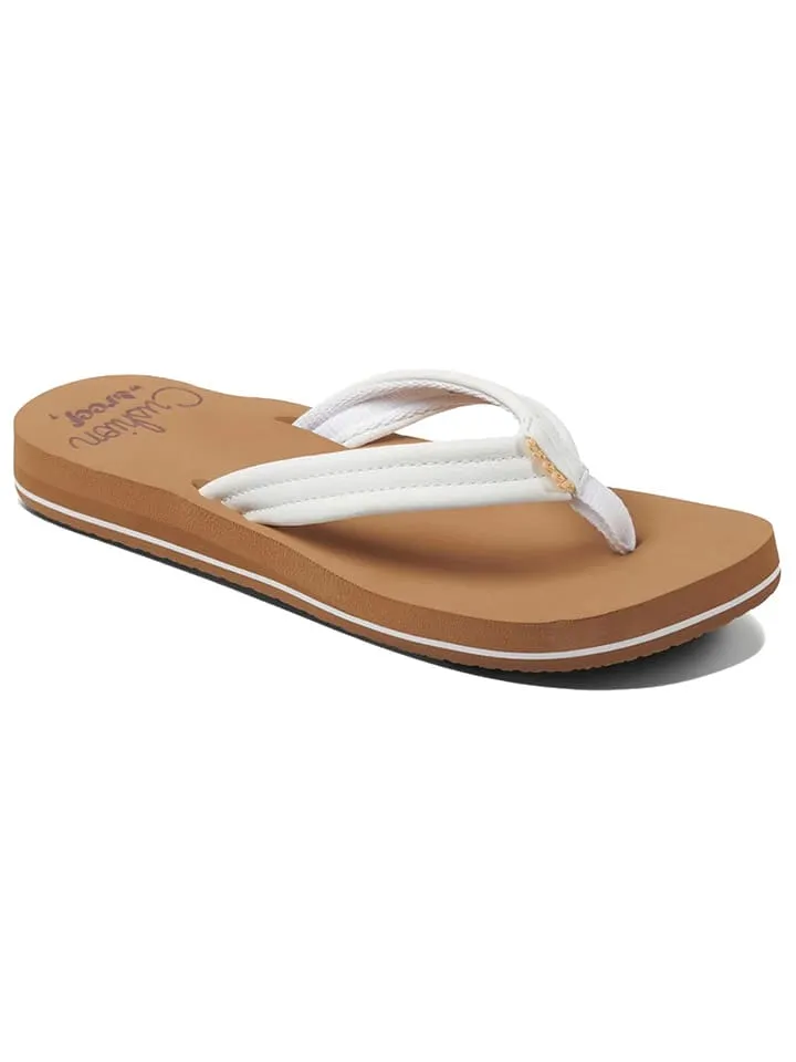 Teenslippers "Cushion Breeze" wit/beige