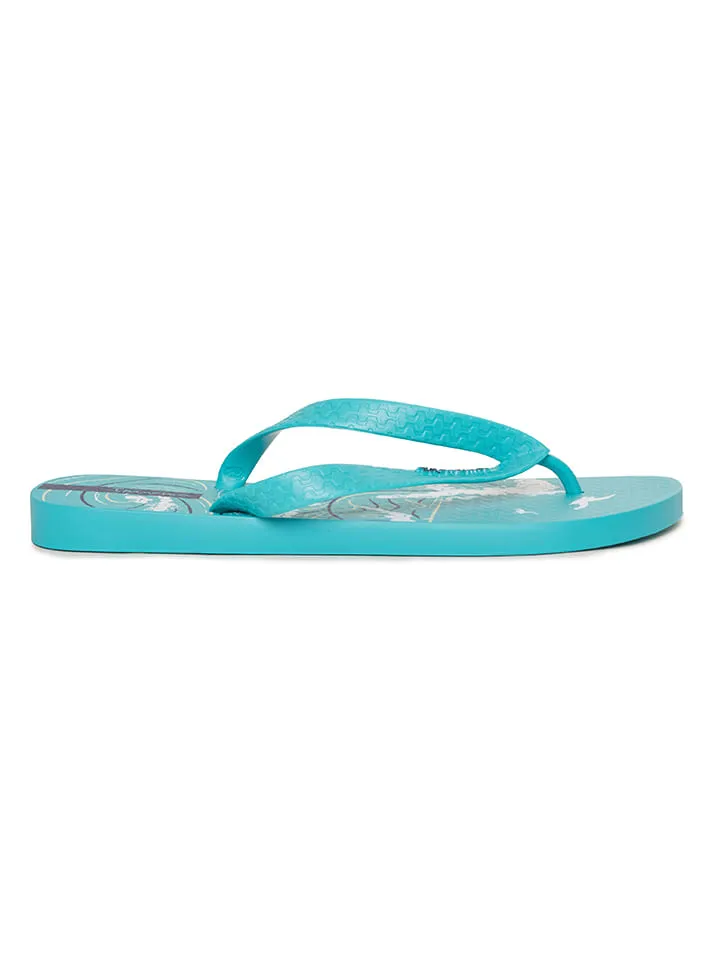 Teenslippers turquoise