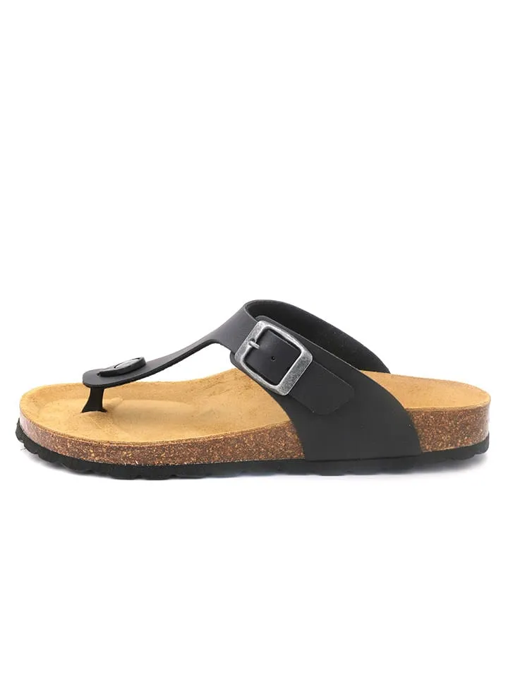 Teenslippers zwart