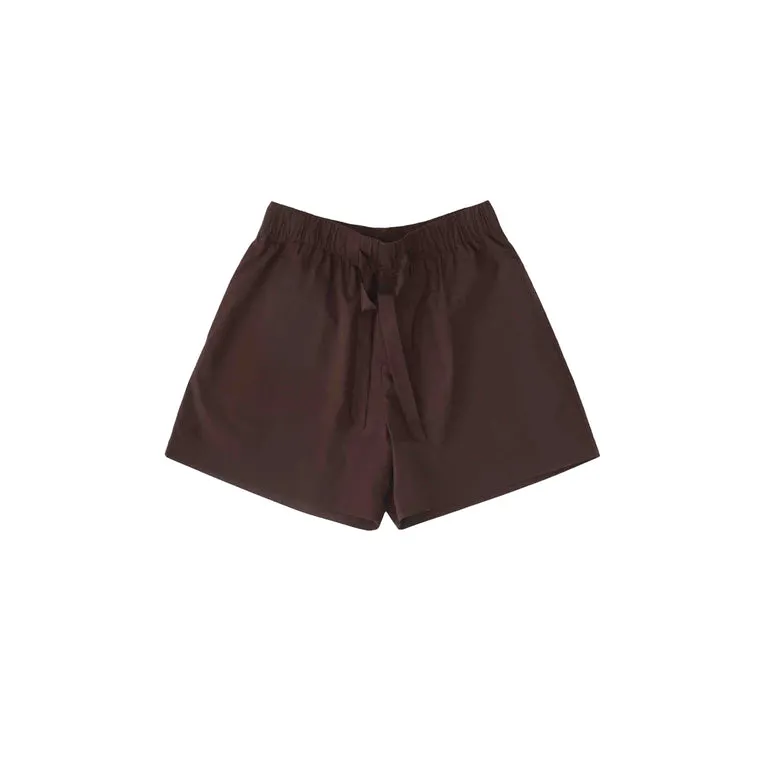 Tekla Pyjamas Shorts Coffee