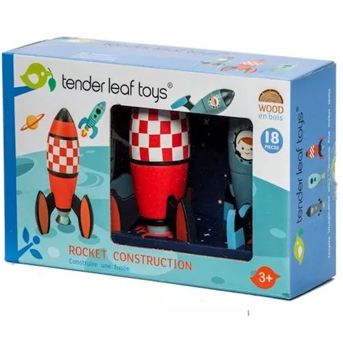 tender leaf toys bouwset raketten