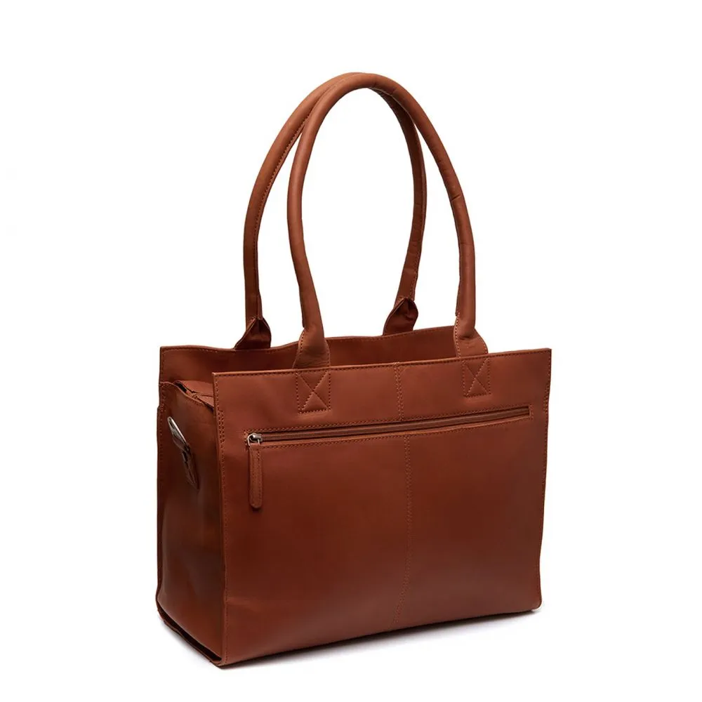 The Chesterfield Brand Elody Cognac Leather Diaper Bag