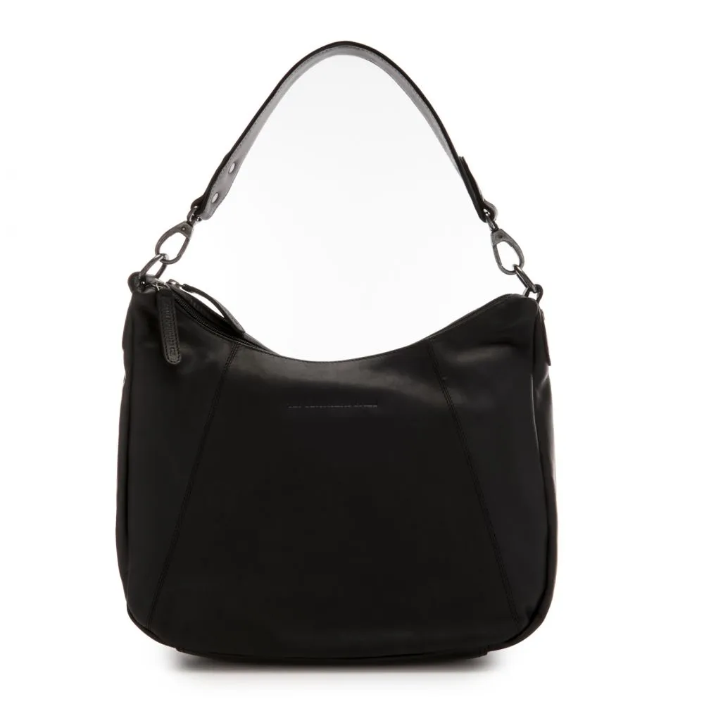 The Chesterfield Brand Marle Black Leather Shoulder Bag