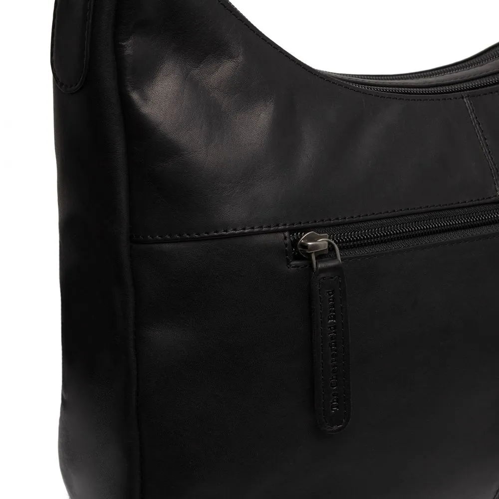 The Chesterfield Brand Marle Black Leather Shoulder Bag