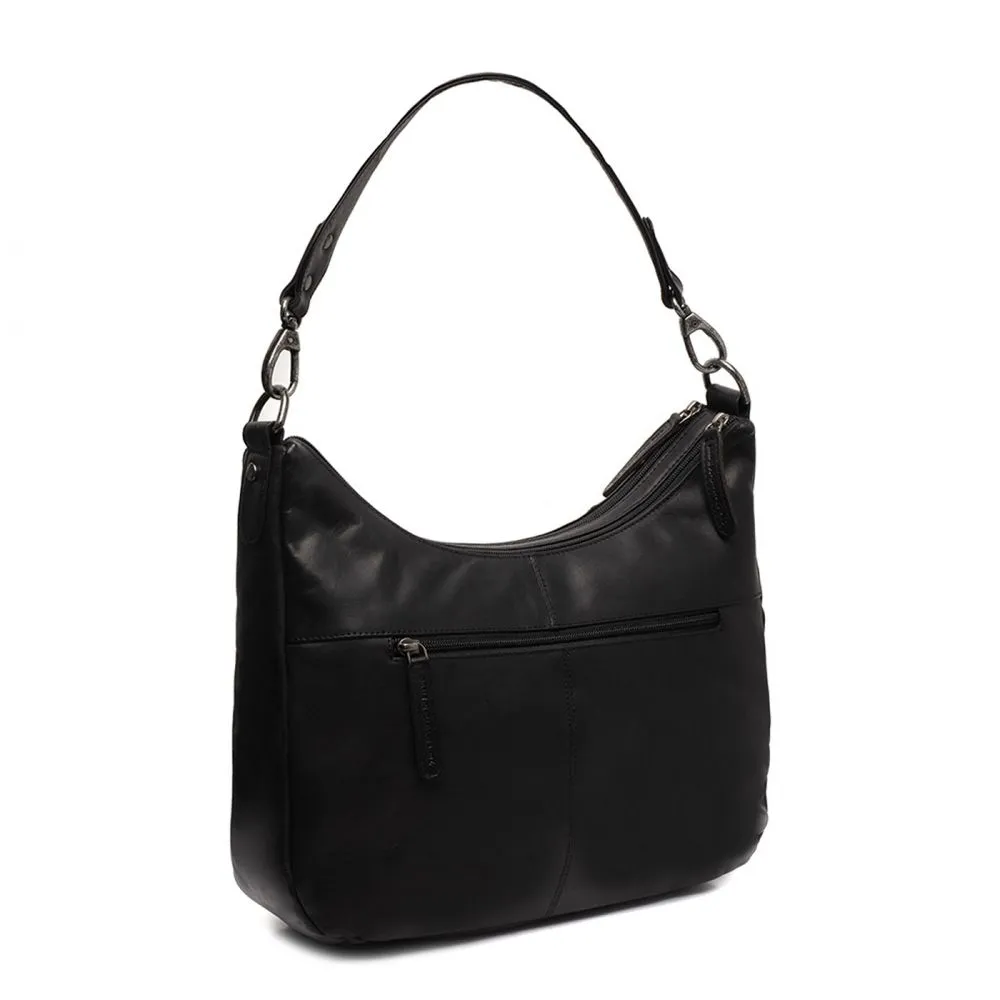 The Chesterfield Brand Marle Black Leather Shoulder Bag