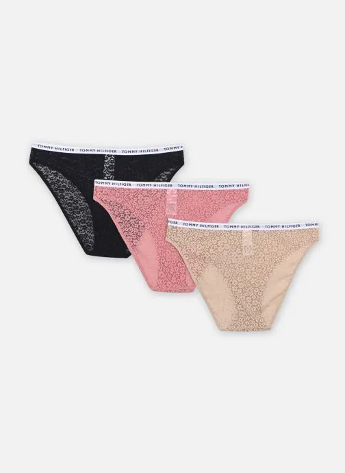      TOMMY HILFIGER 3P FULL LACE BIKINI  MULTICOLOR   