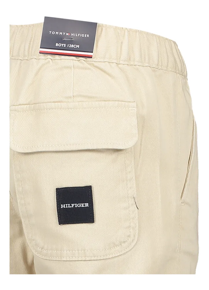 TOMMY HILFIGER BEIGE JOGGER   ZOMER '24